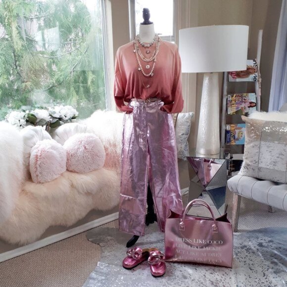 Young Fabulous & Broke Tops - NWOT Young Fabulous & Broke peach pink & red ombre cotton blend sweatshirt